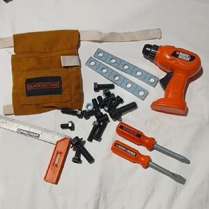 Black & Decker Orange Tool Kit with Accessories